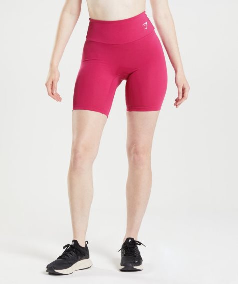 Szorty Gymshark Treningowe Cycling Damskie Różowe | PL 324WMQ